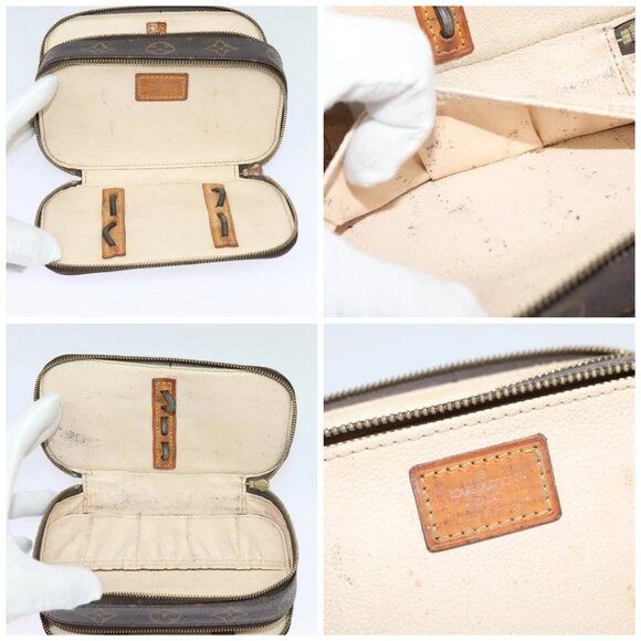 LOUIS VUITTON Monogram Trousse Brush PM Cosmetic Pouch M47510 LV Auth 120867 - Picture 15 of 16